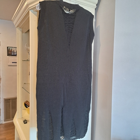 Rudsak distressed knit sleeveless dress - Picture 1 of 6